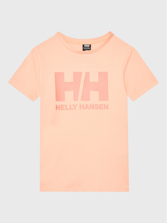 Helly Hansen T-Shirt Logo 41709 Pomarańczowy Regular Fit