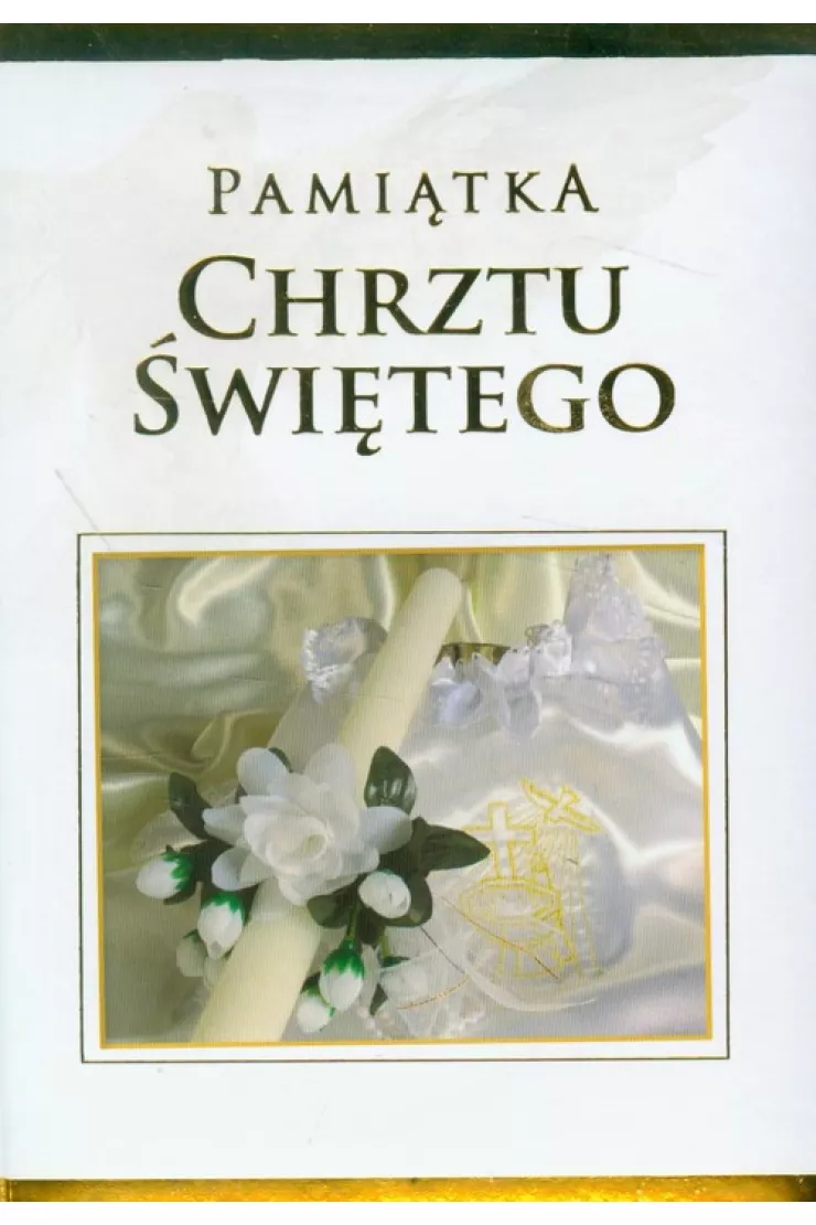 Pamiątka Chrztu Świętego - kremowa