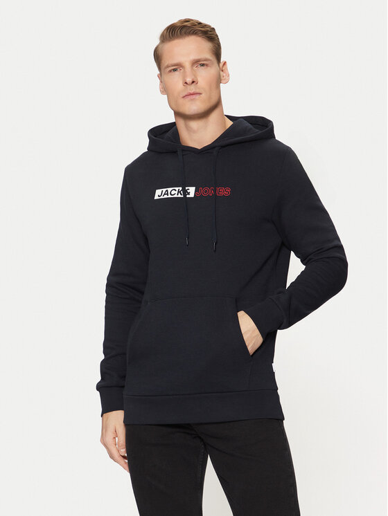 Jack & Jones Bluza 12233599 Granatowy Regular Fit