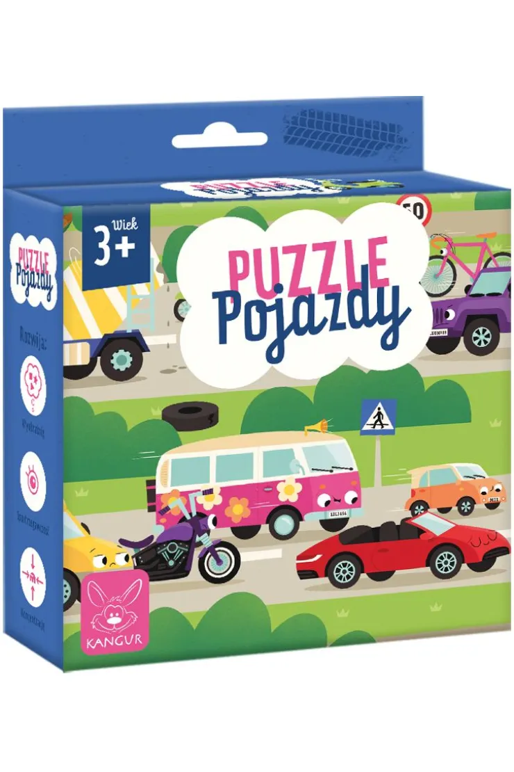 Puzzle Pojazdy 3+