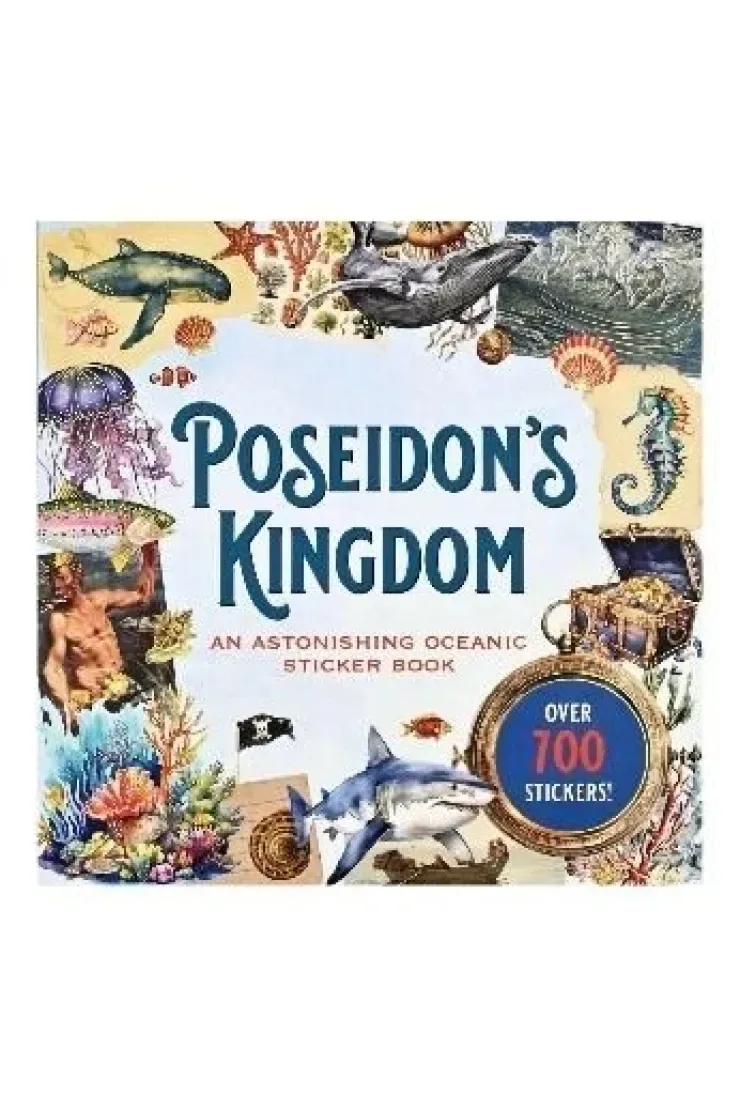 Książka z naklejkami 700 szt - Poseidon's Kingdom