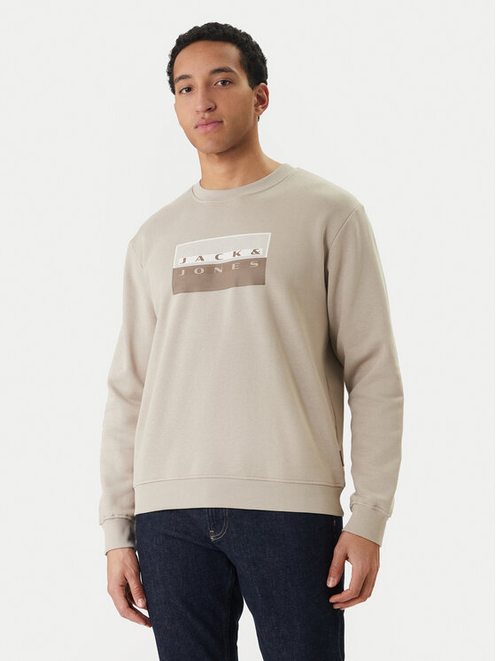 Jack & Jones Bluza Fusion 12289807 Szary Relaxed Fit