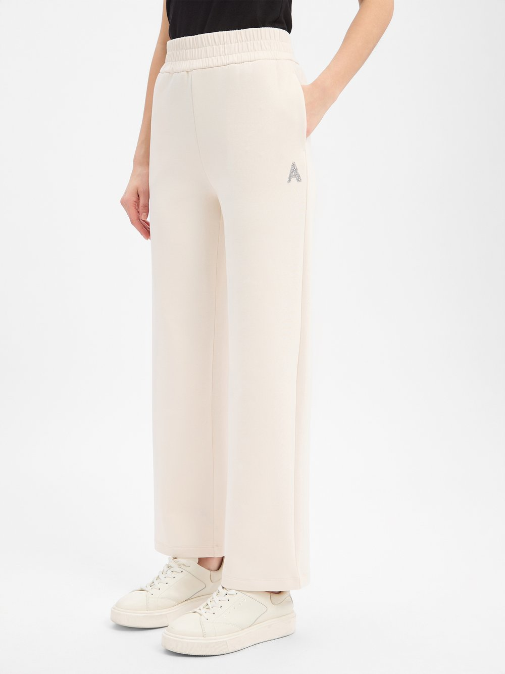 Armani Exchange Damskie spodnie dresowe Kobiety biały, XS