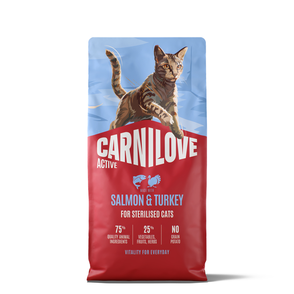 Carnilove Active Adult Sterilised, łosoś i indyk - 2 x 6 kg