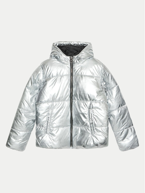 MICHAEL KORS KIDS Kurtka zimowa R30187 D Srebrny Regular Fit
