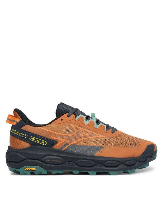 Mizuno Buty do biegania Wave Mujin 11 J1GJ2570 52 Pomarańczowy