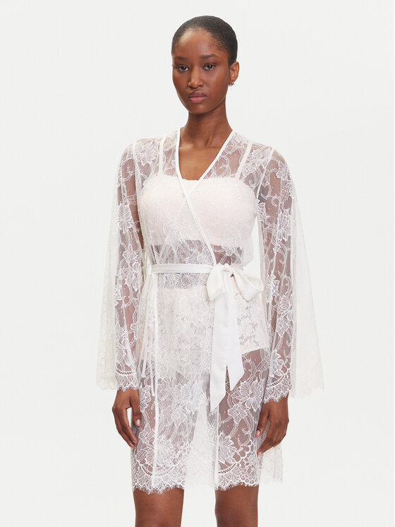 Hunkemöller Szlafrok Magdalena 302070 Biały