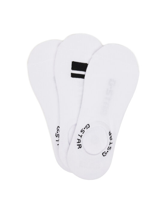 G-Star Raw Stopki AS_G-STAR_S_020_SS25 (3-PACK) Biały