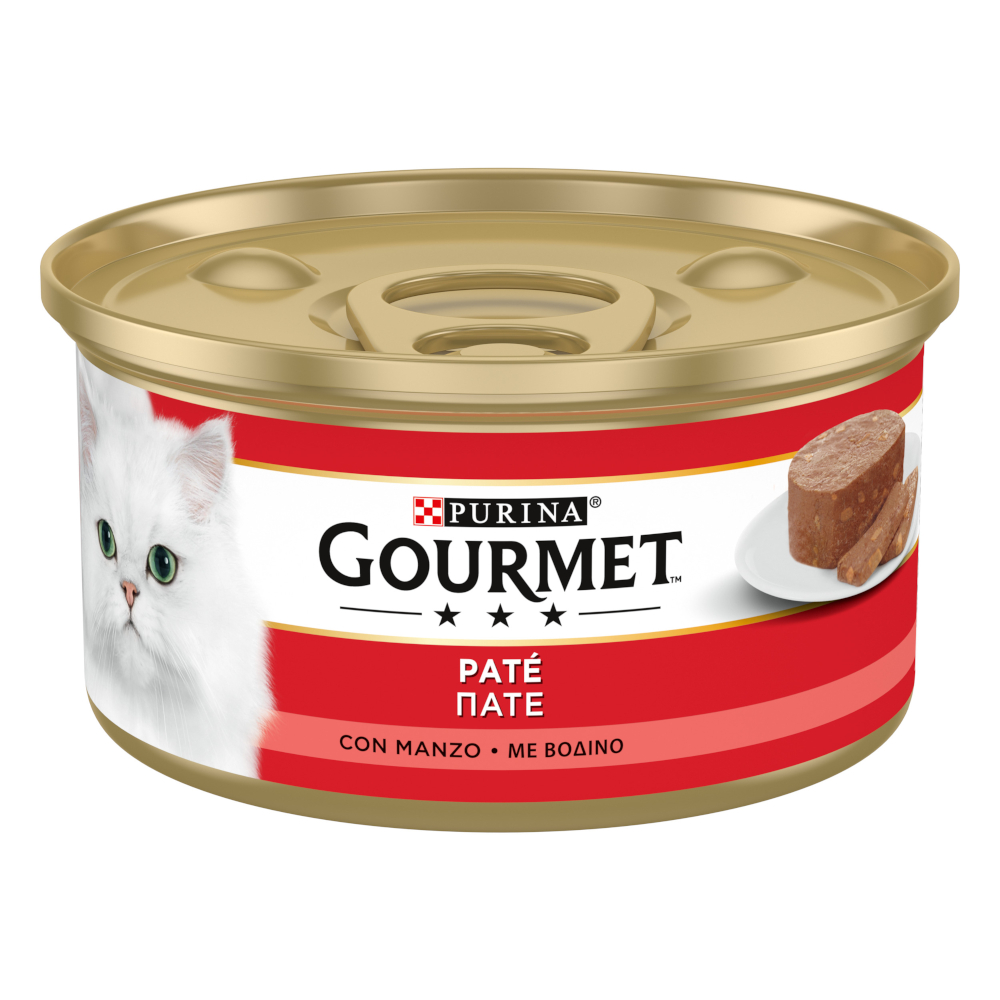 Gourmet karma mokra, różne odmiany, 24 x 195 g - Wołowina w pasztecie