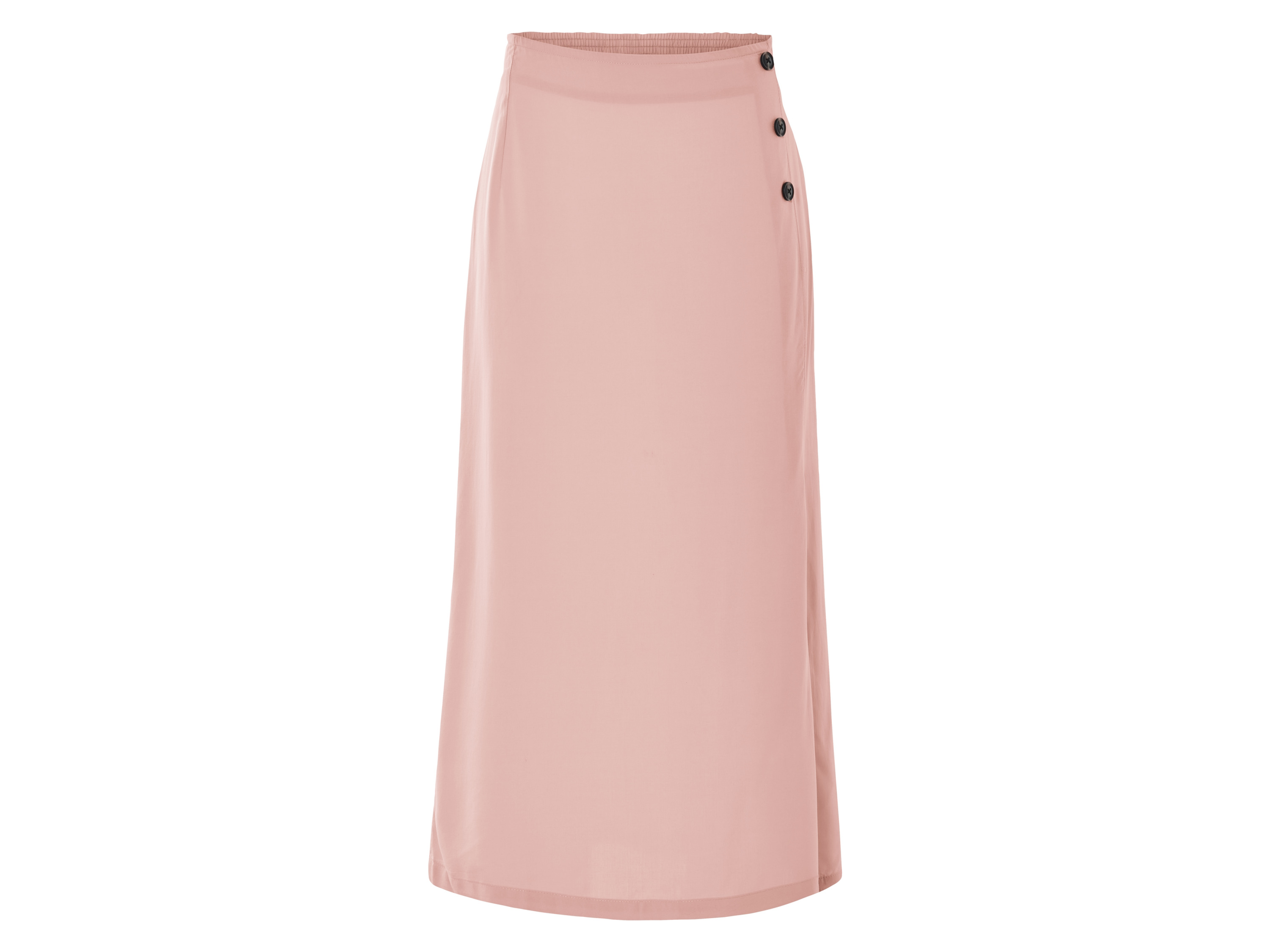 esmara® Spódnica midi damska z rozcięciem (Różowy, S(36/38))