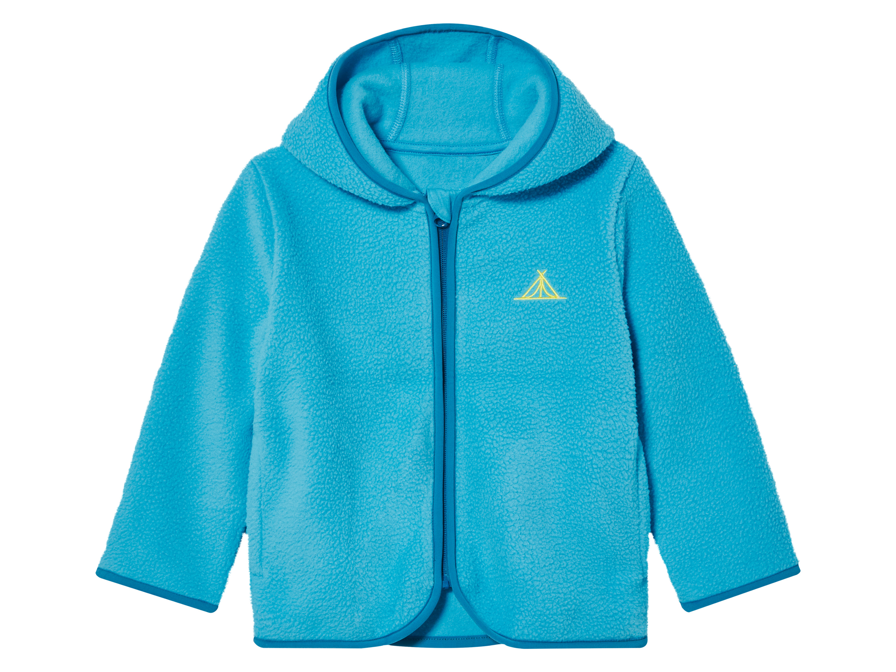 lupilu® Bluza dziecięca polarowa z kapturem (Niebieski, 98/104)