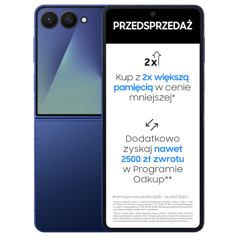 Samsung Galaxy Z FLIP7 5G 12/512GB Granatowy