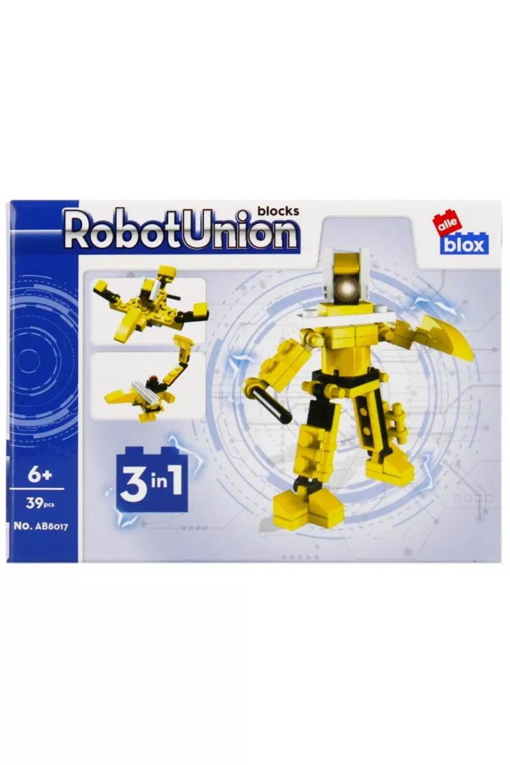  Klocki konstrukcyjne Robot 39 elementów ALLEBLOX
