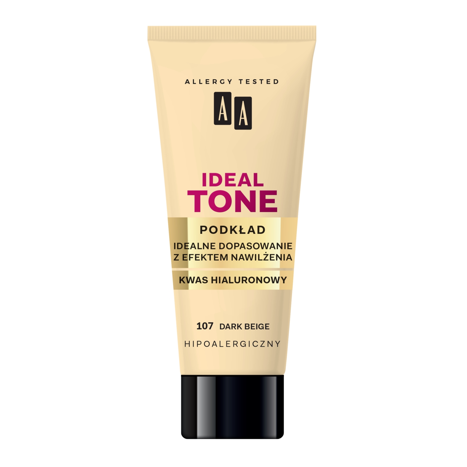 AA Make Up podkład nawilżający Ideal Tone 107 Dark Beige 30 ml