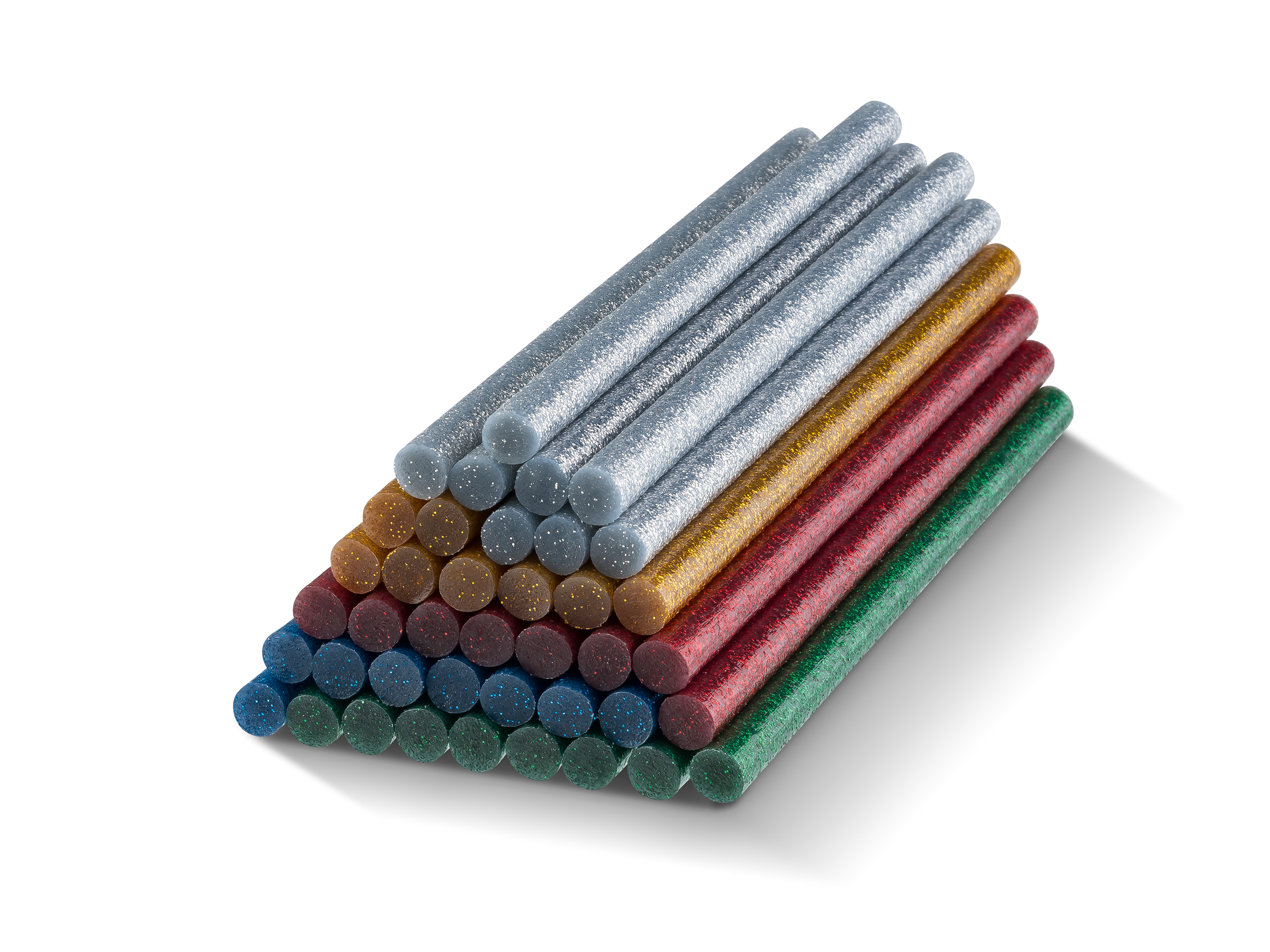 PARKSIDE® Laski kleju niskotemperaturowe, 40 sztuk, Ø 7 mm (Błyszczący, 40 el.)