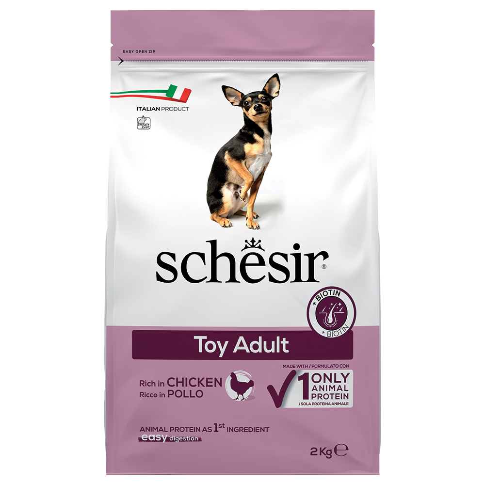 Schesir Dog Toy Adult z kurczakiem - 2 x 2 kg
