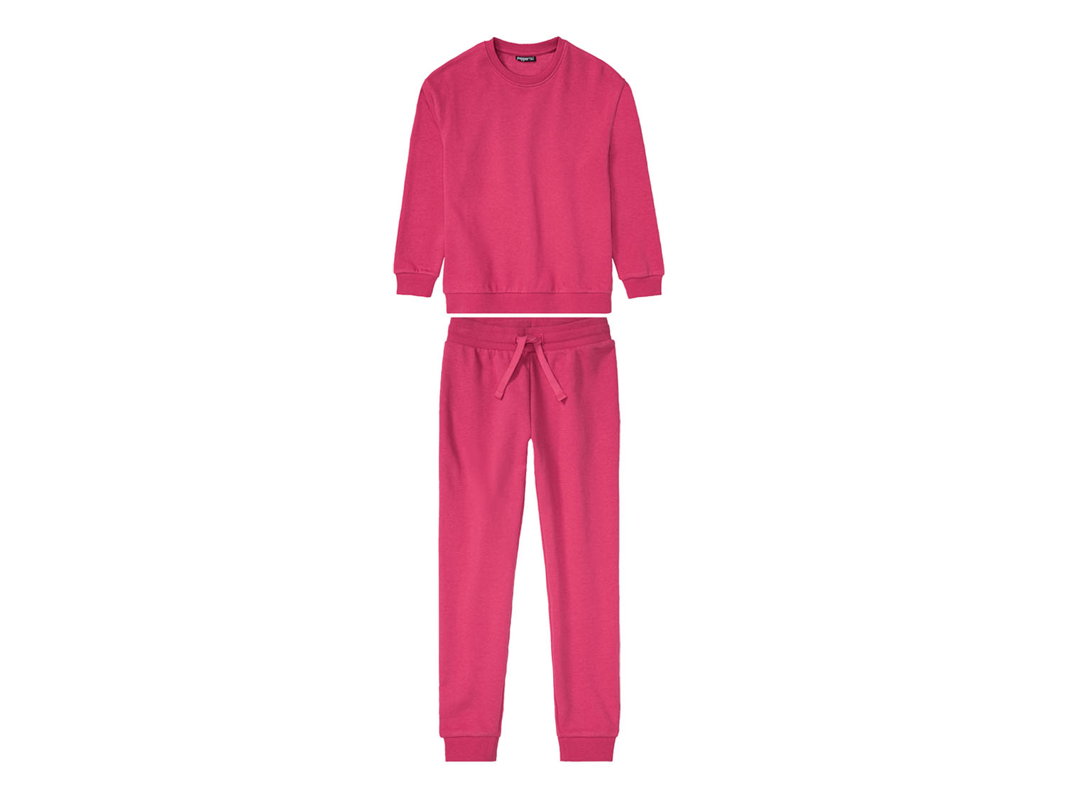 pepperts!® Dres dziewczęcy (bluza + spodnie) (Różowy, 134/140)