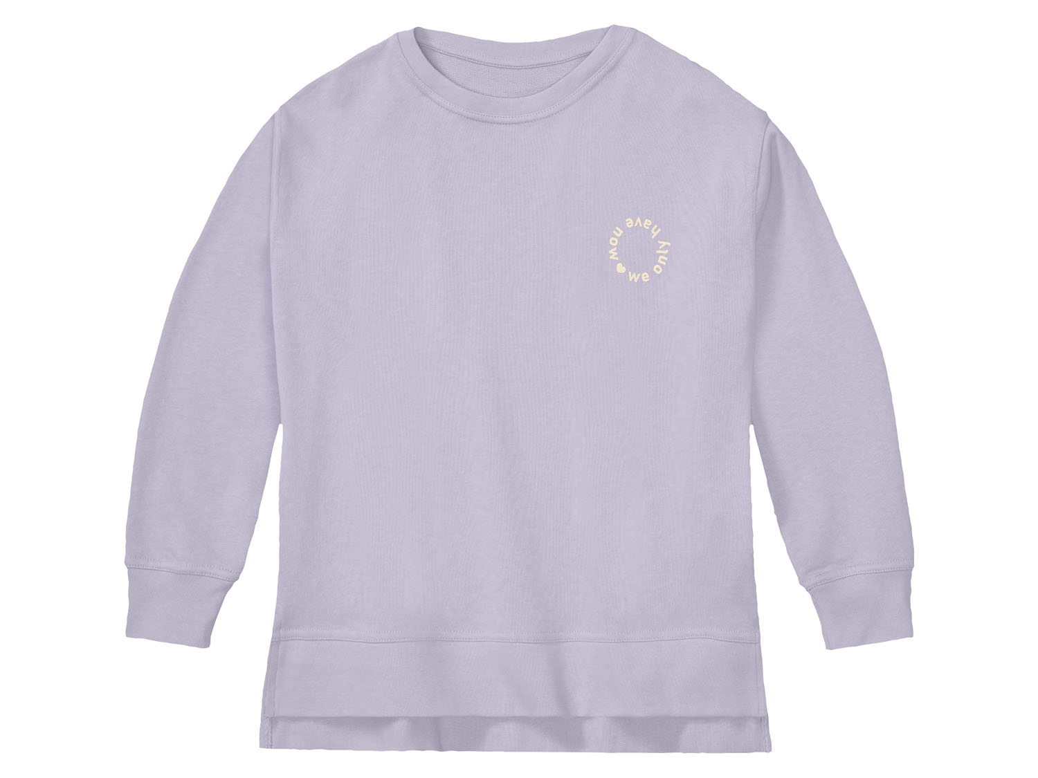 pepperts!® Bluza dresowe dziewczęca	z nadrukiem (Fioletowy, 146/152)