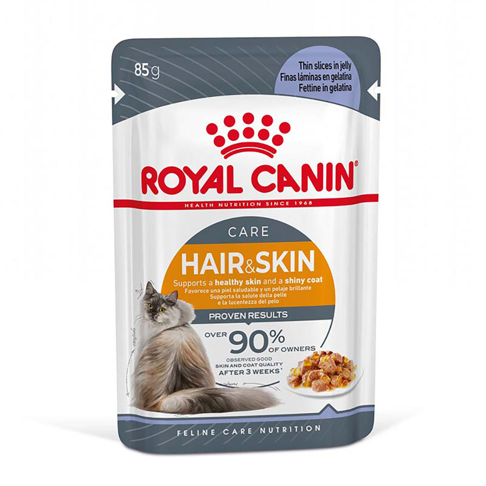 Royal Canin Hair & Skin Care w galarecie - 24 x 85 g