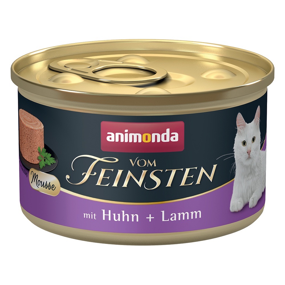 animonda vom Feinsten Adult, 12 x 85 g - Kurczak i jagnięcina