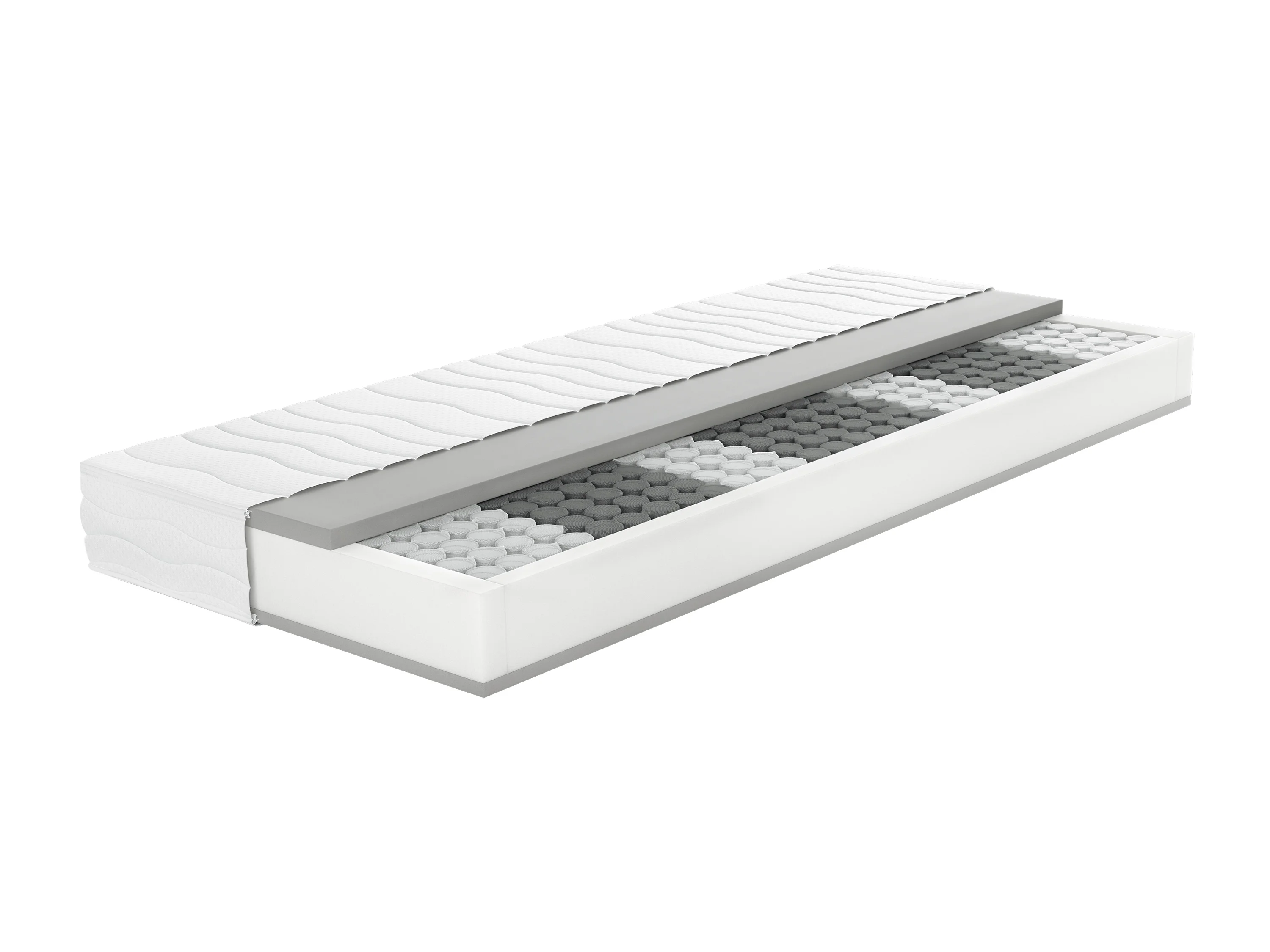 LIVARNO home Materac sprężynowy z kieszeniami beczkowymi 7-strefowy, H2, 90 x 200 cm miniaturka