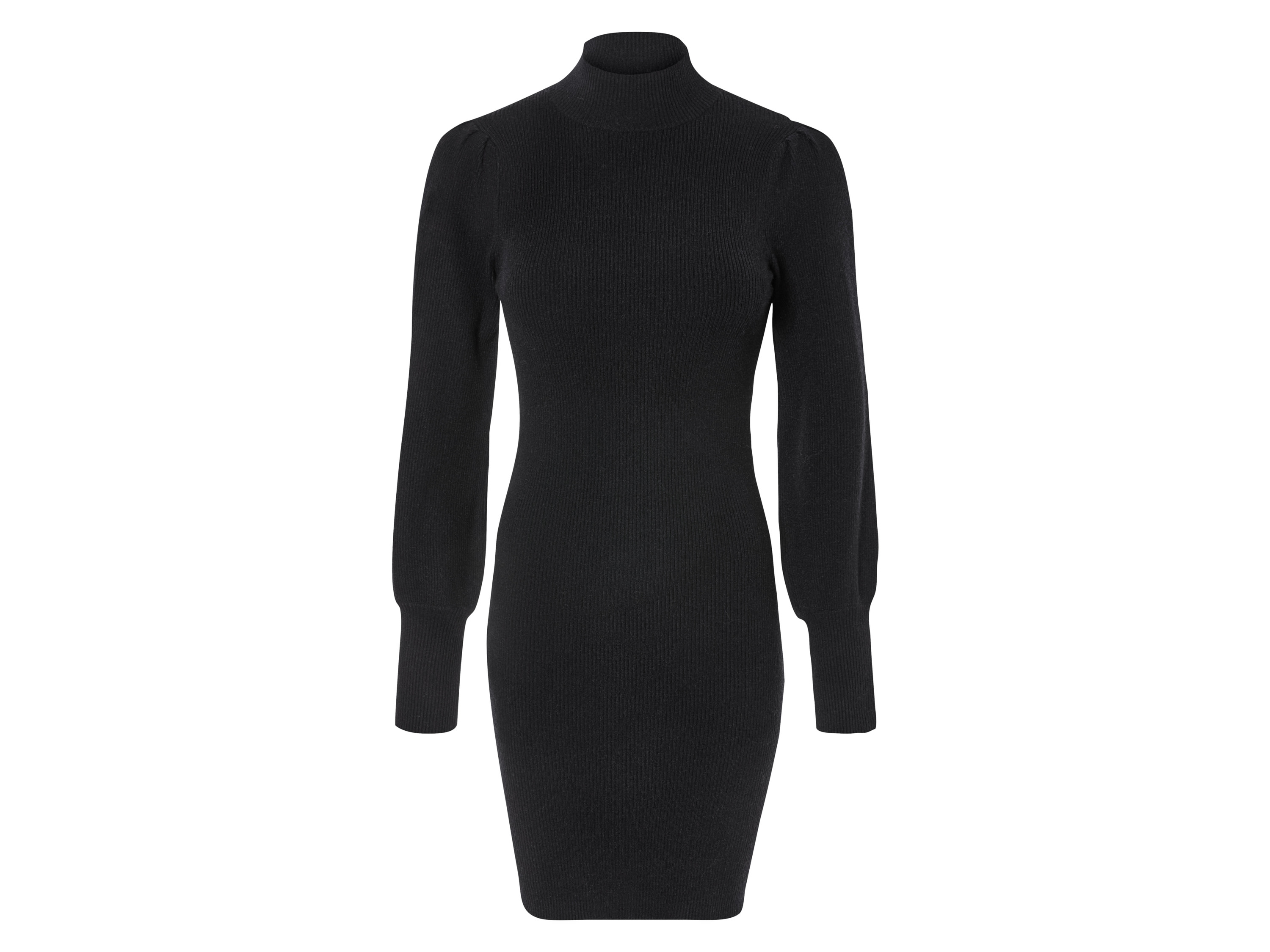 esmara® Sukienka damska z dzianiny (XS (32/34), Czarny)
