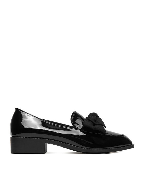 DeeZee Loafersy SQ873-1 Czarny