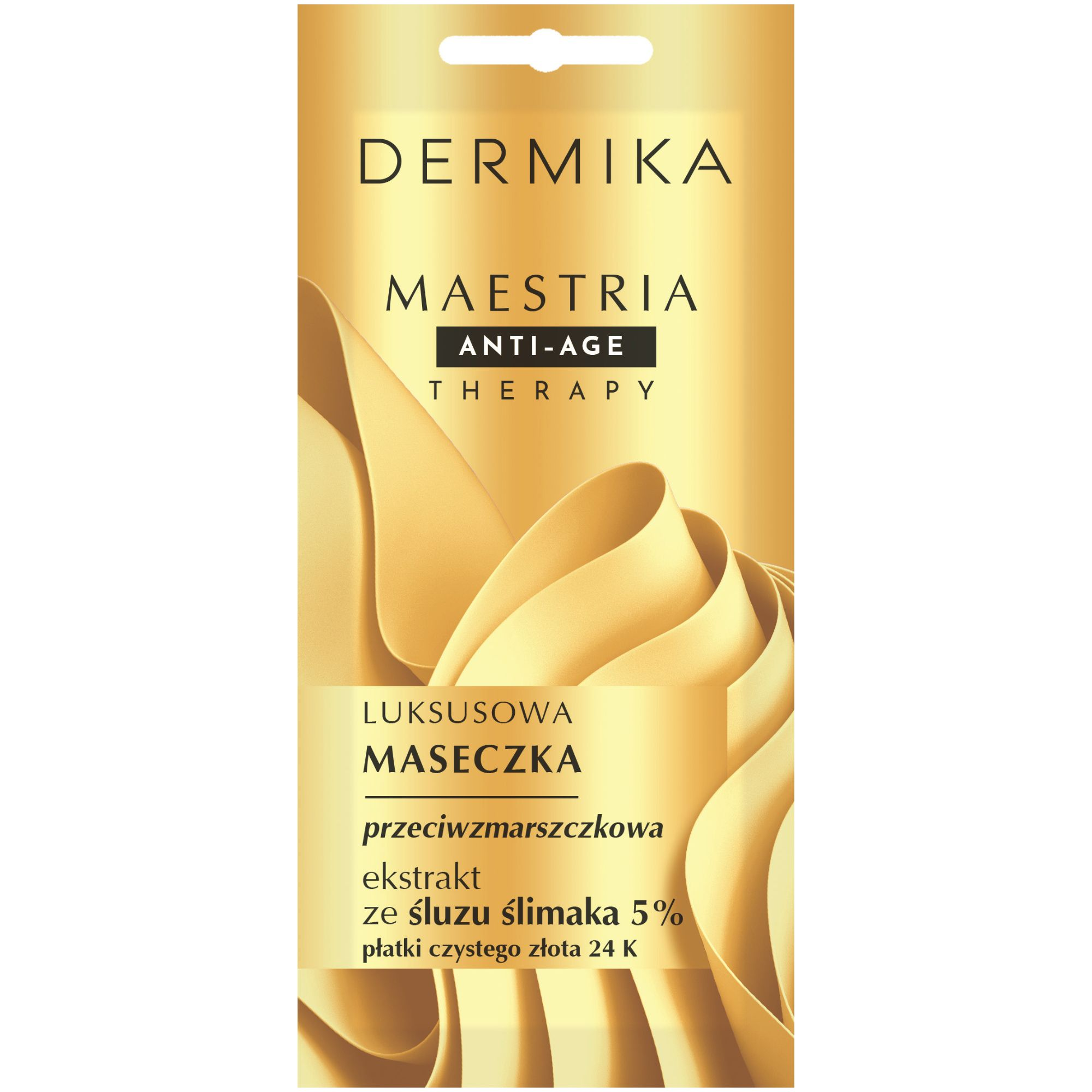 Dermika Maestria maska przeciwzmarszczkowa ze sluzem ślimaka 5% 7 g