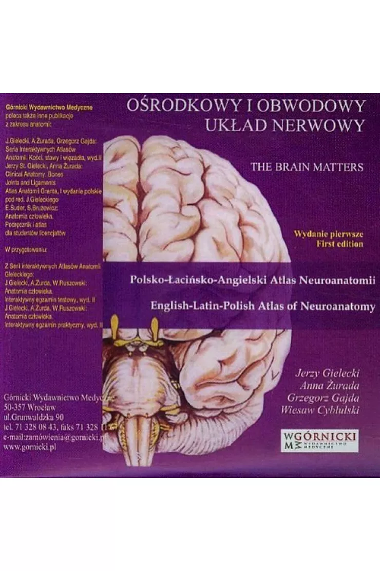 Ośrodkowy i obwodowy układ nerwowy. Płyta CD
