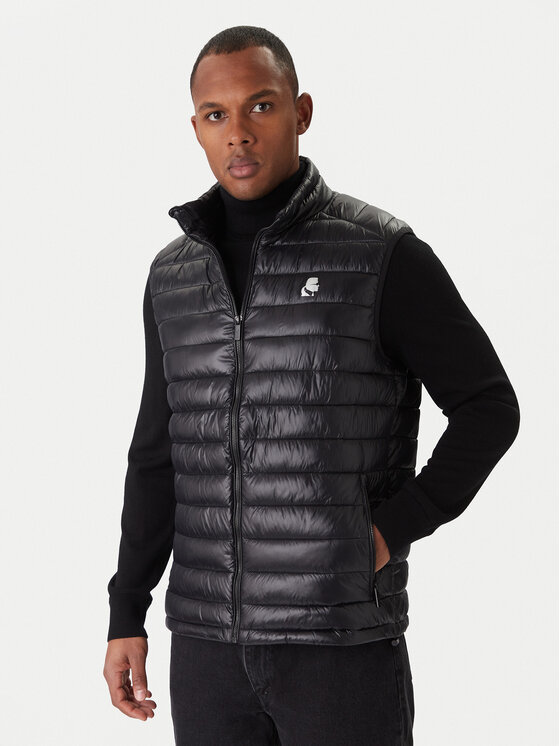 KARL LAGERFELD Bezrękawnik Vest 505401 554590 Czarny Regular Fit