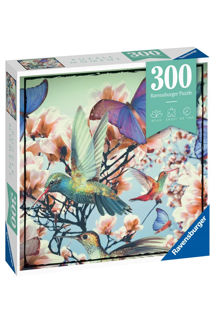 Puzzle 300 el. Moment - Koliber i motyle