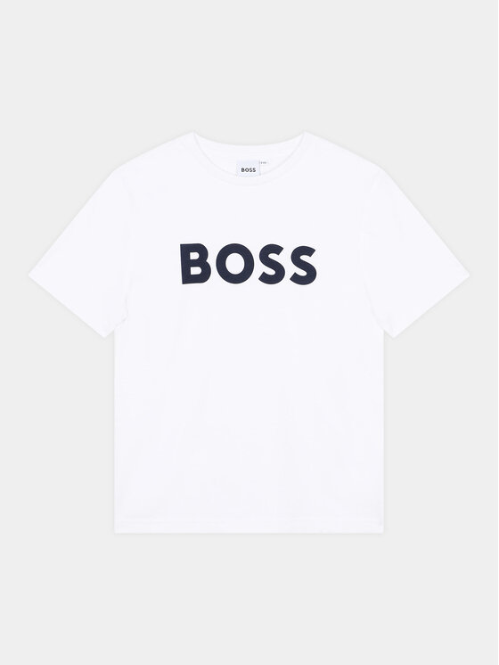 Boss T-Shirt J25P24 M Biały Regular Fit