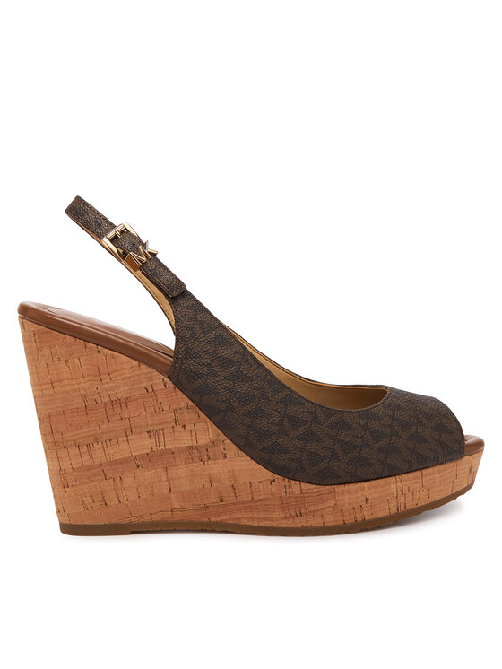 MICHAEL Michael Kors Sandały Rosie Wedge 40S6RSHS1B Brązowy