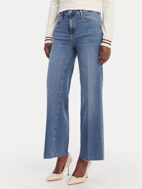Liu Jo Jeansy UA6234 D0310 Niebieski Flare Fit