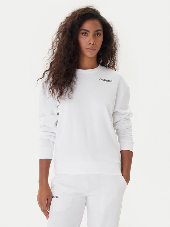 Kappa Bluza Logo Fekka 371M5EW Biały Regular Fit
