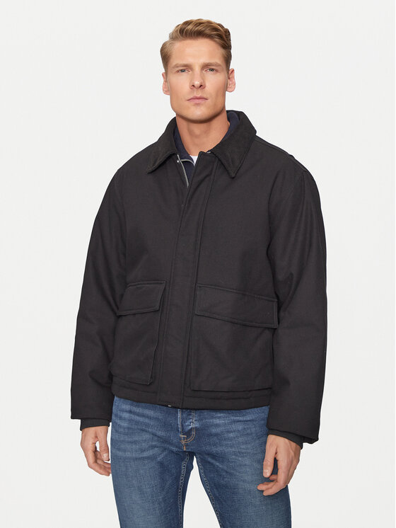 Jack & Jones Kurtka przejściowa Brooklyn 12261818 Czarny Regular Fit