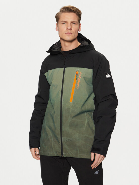 Quiksilver Kurtka narciarska Morton EQYTJ03458 Zielony Modern Fit miniaturka
