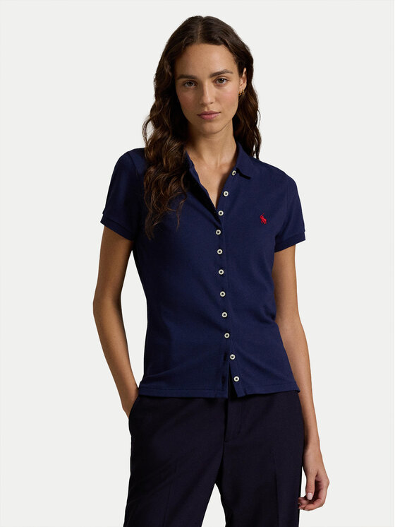 Polo Ralph Lauren Polo 211939272001 Granatowy Slim Fit