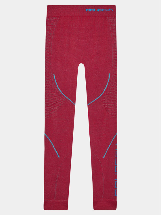 Brubeck Bielizna termoaktywna dolna LE1211K Bordowy Slim Fit miniaturka