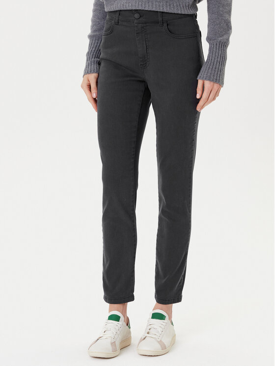 Marella Jeansy Ovada 2523136035 Szary Slim Fit