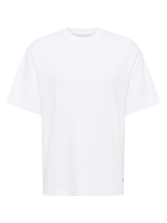 Mustang T-Shirt Akron 1016499 Biały Relaxed Fit
