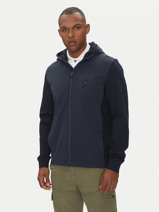 Aeronautica Militare Kurtka softshell 251AF499F559 Granatowy Regular Fit