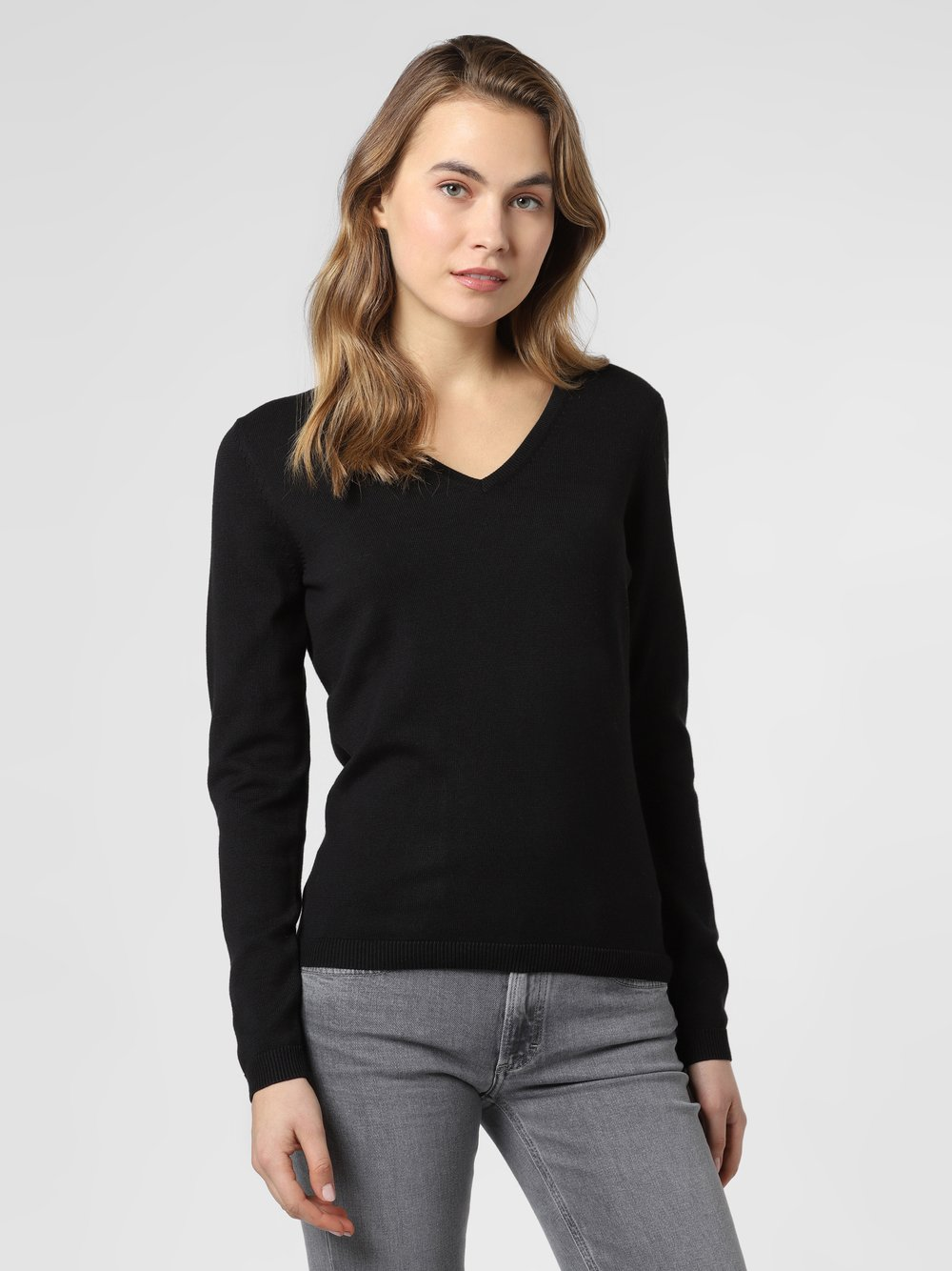 brookshire Sweter damski Kobiety drobna dzianina czarny, M