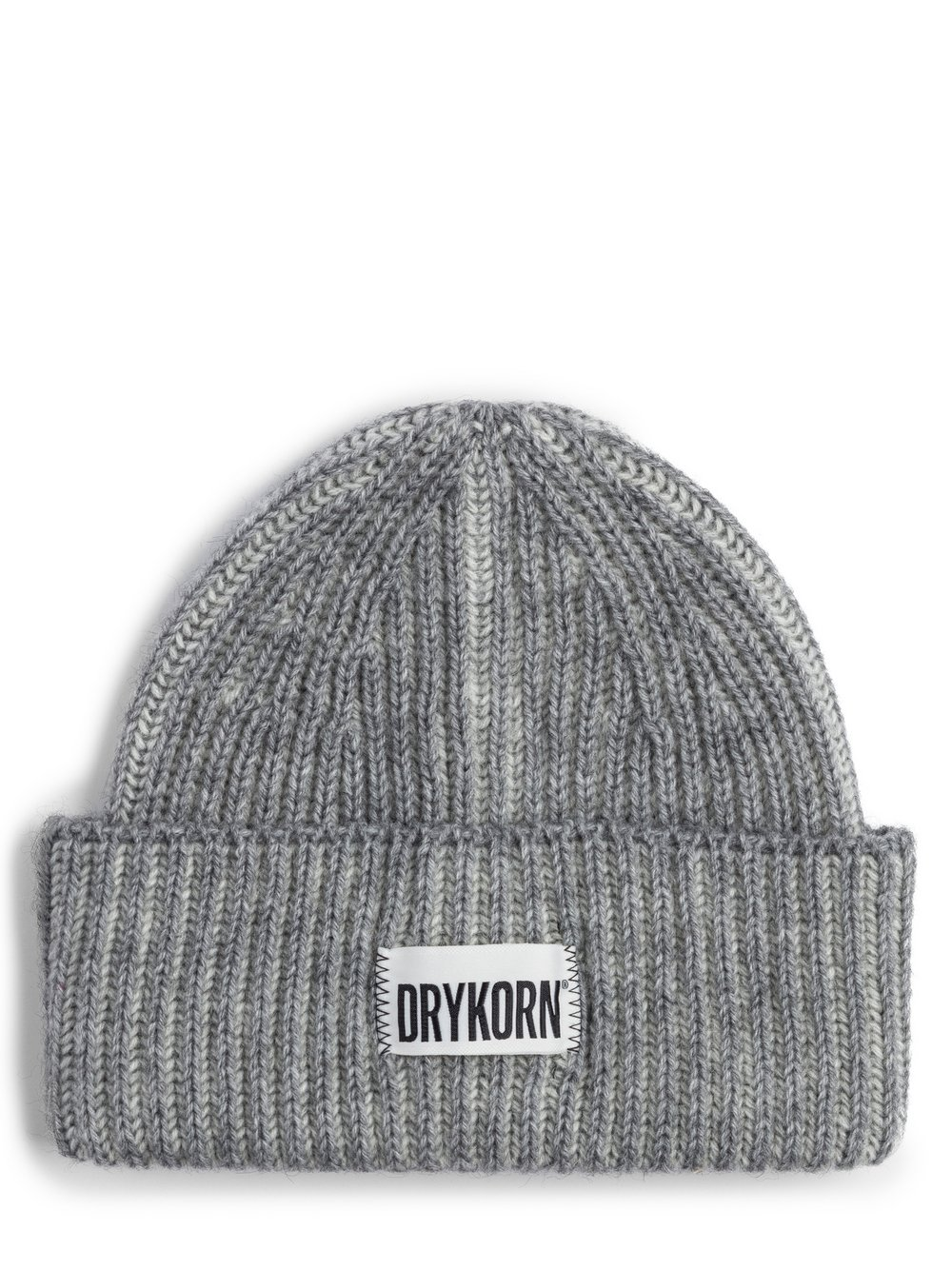 Drykorn Czapka męska - LOAH Mężczyźni Wełna szary, ONE SIZE