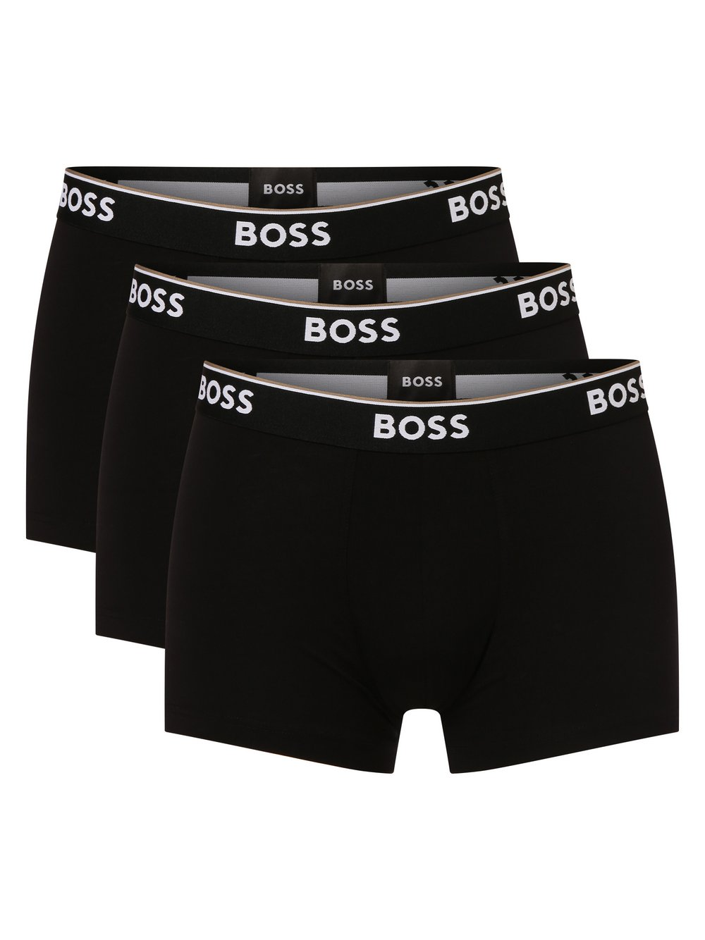 BOSS Obcisłe bokserki pakowane po 3 szt. Mężczyźni Bawełna czarny, M