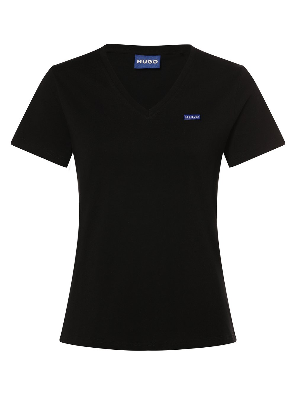 HUGO BLUE Koszulka damska - Classic V_B Kobiety Bawełna czarny, XS