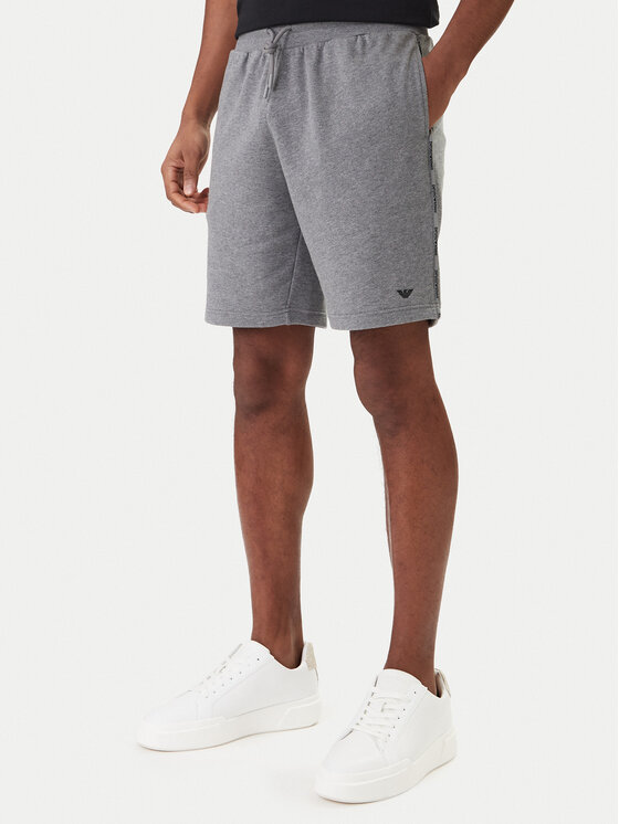 Emporio Armani Underwear Szorty sportowe EM000495 AF18887 O8027 Szary Regular Fit
