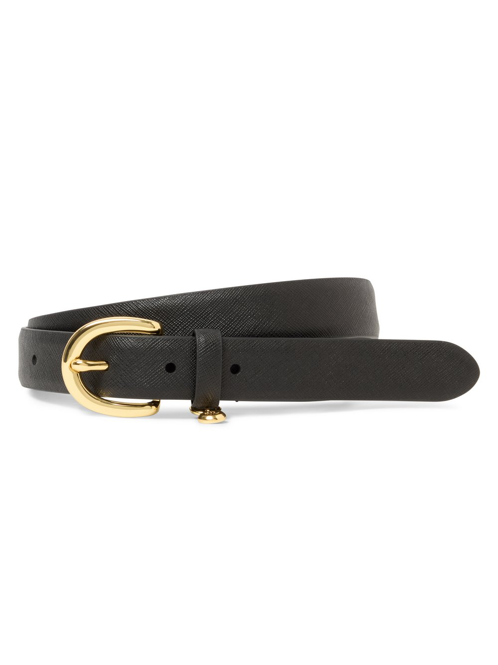 Lauren Ralph Lauren Pasek damski Kobiety skóra czarny, XS
