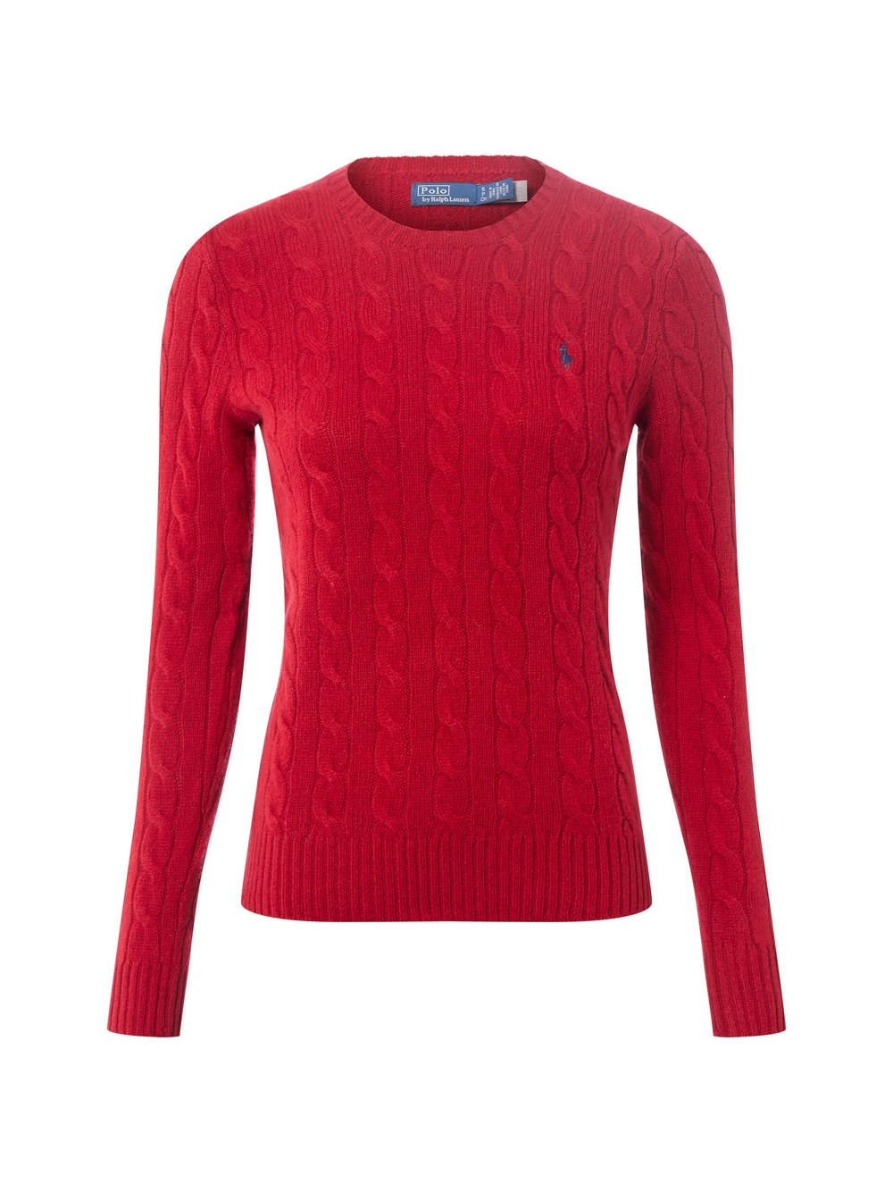 Polo Ralph Lauren Sweter damski z zawartością kaszmiru Kobiety Kaszmir czerwony, L