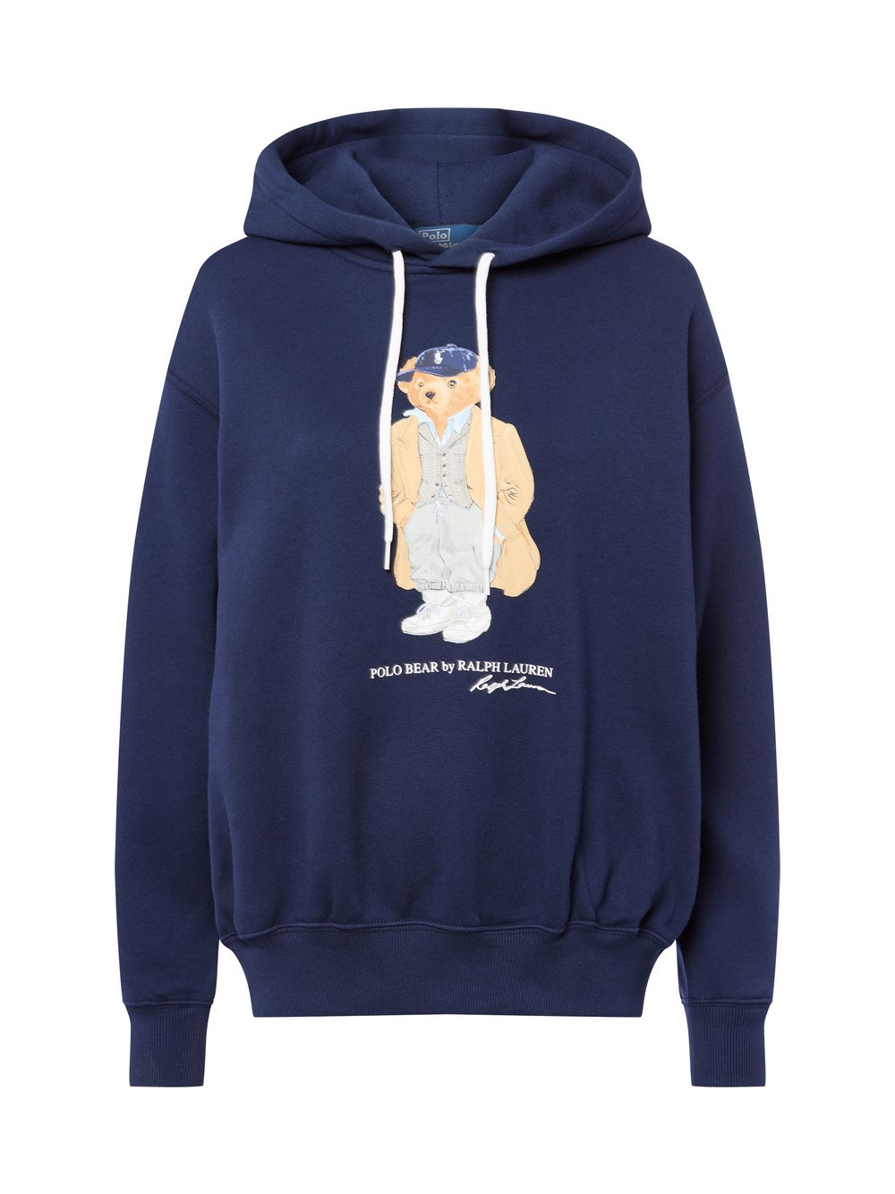 Polo Ralph Lauren Damski sweter z kapturem Kobiety Bawełna niebieski, M